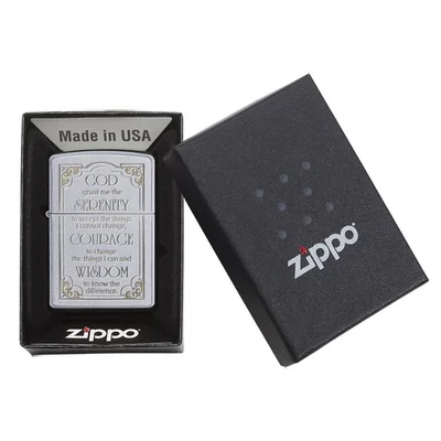 Zippo Lighter 28458 – Serenity Prayer