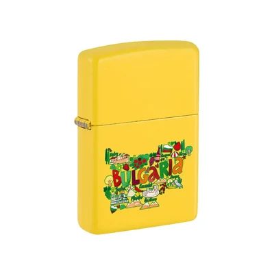 Zippo Lighter 46019-115823 – Bulgaria, yellow
