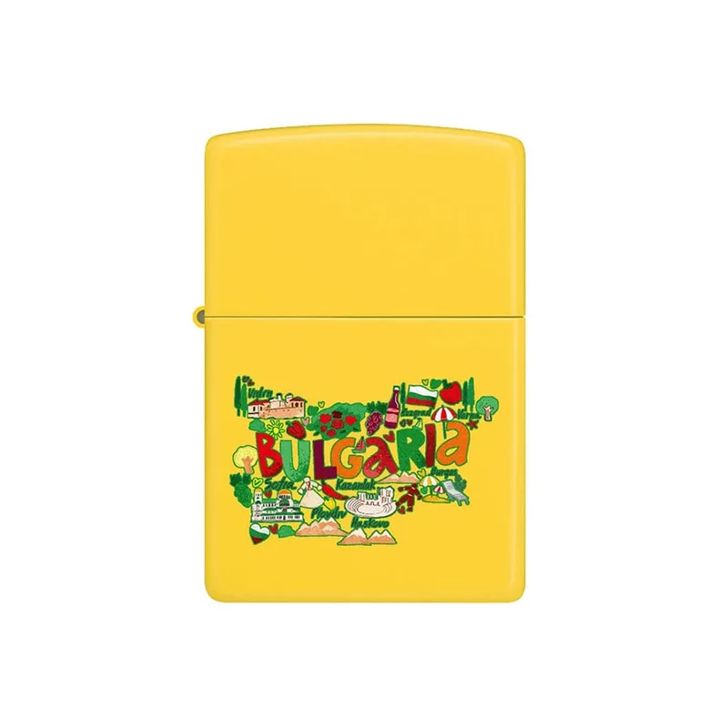 Zippo Lighter 46019-115823 – Bulgaria, yellow