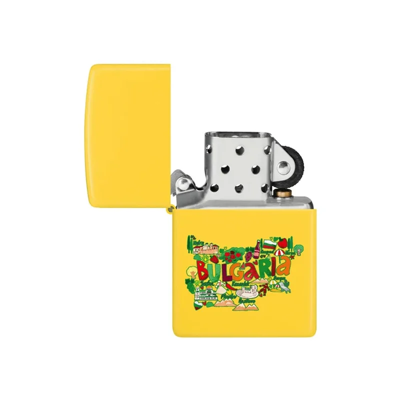 Zippo Lighter 46019-115823 – Bulgaria, yellow