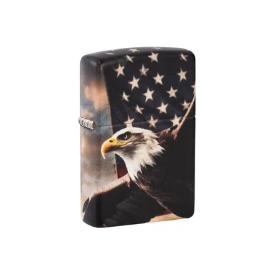 Zippo Lighter 46383 – Eagle USA Flag Design
