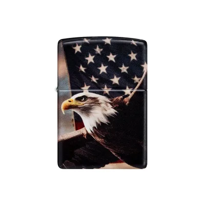 Zippo Lighter 46383 – Eagle USA Flag Design