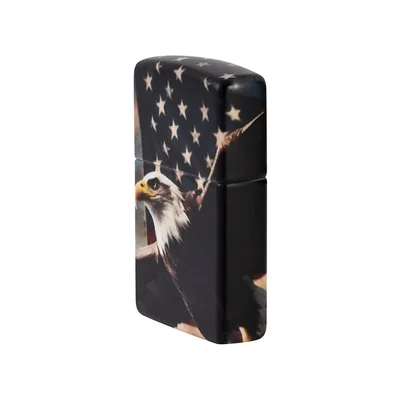Zippo Lighter 46383 – Eagle USA Flag Design