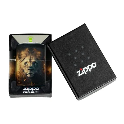 Zippo Запалка 49193-115763 - Glow in the Dark, лъв