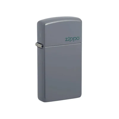 Zippo Lighter 49527ZL – Slim Flat Grey Matte