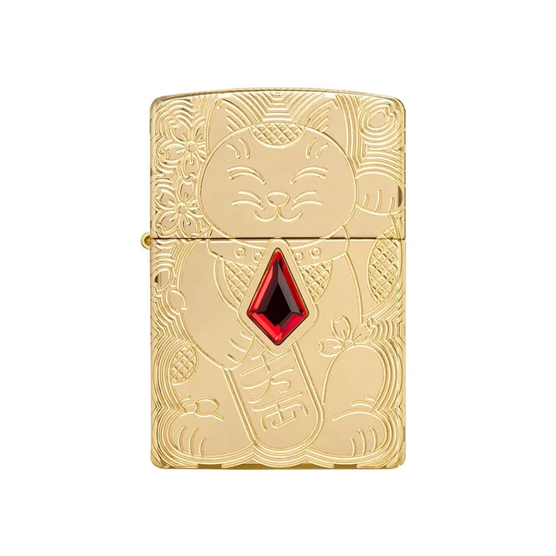 Zippo Lighter 49802 – Lucky Cat Design