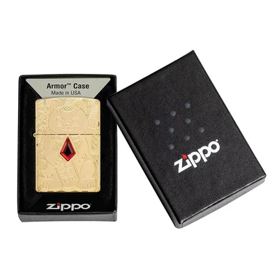 Zippo Lighter 49802 – Lucky Cat Design