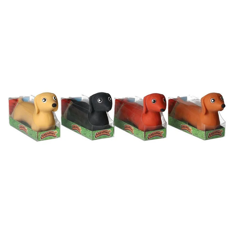 OZZO SQUEEZY ANTI-STRESS DACHSHUND DOG ASSORTED