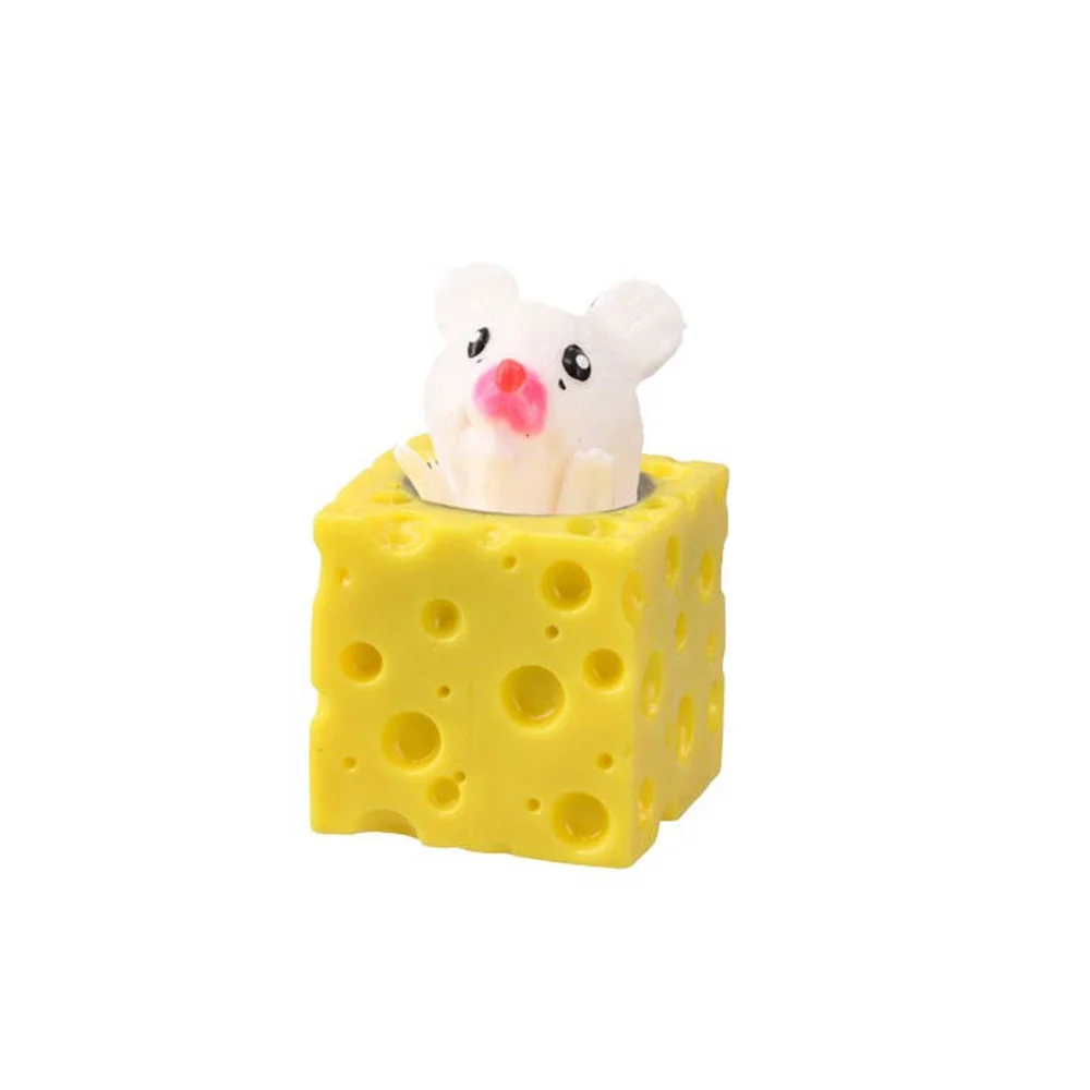 OZZO SQUEEZY ANTI-STRESS MOUSE IN CHEESE ASSORTED