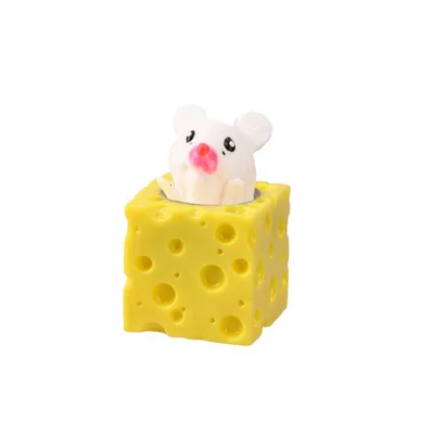 OZZO SQUEEZY ANTI-STRESS MOUSE IN CHEESE ASSORTED