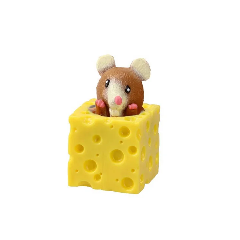 OZZO SQUEEZY ANTI-STRESS MOUSE IN CHEESE ASSORTED