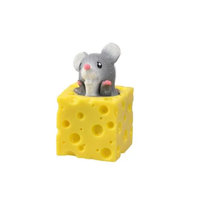 OZZO SQUEEZY ANTI-STRESS MOUSE IN CHEESE ASSORTED