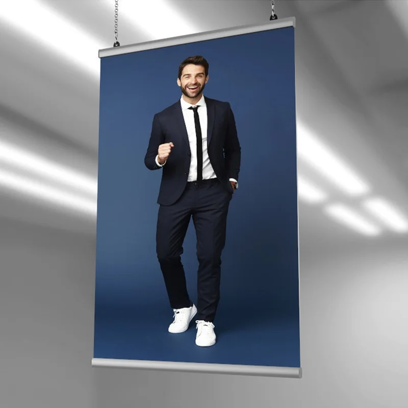 Poster rail Twin, 100 cm, 2 pcs