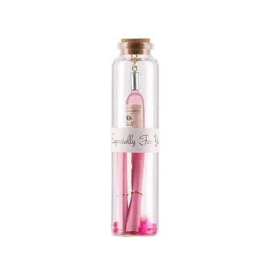 Шишенце със съобщение Takk Elixir, стъклено, асорти