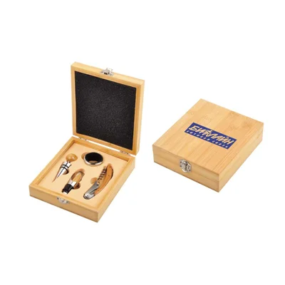 Bella Wine Accessories, in wooden box