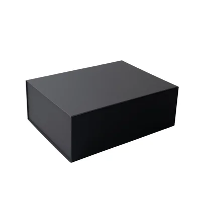 Office 1 Box Natural, magnetic closure, foldable, 33 x 25 x 12 cm, black