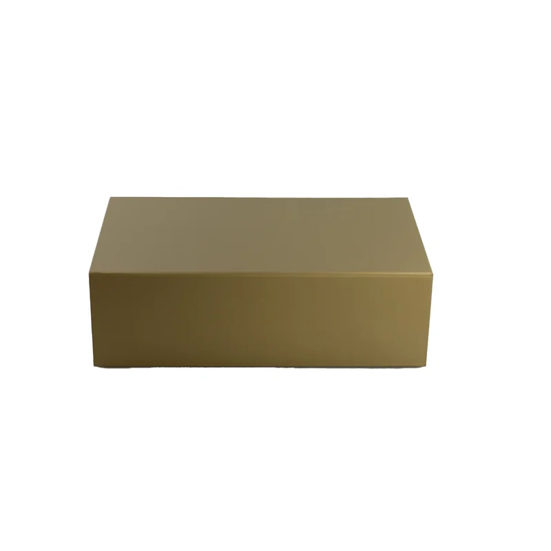 Office 1 Кутия Colorful, с магнитно затваряне, сгъваема, 35 х 20.5 х 11.3 cm, златиста