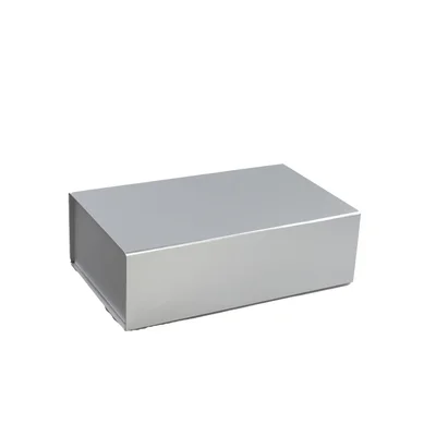 Office 1 Кутия Colorful, с магнитно затваряне, сгъваема, 35 х 20.5 х 11.3 cm, сребриста