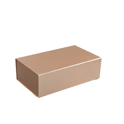Office 1 Colorful box, magnetic closure, foldable, 35 x 20.5 x 11.3 cm, dusty pink