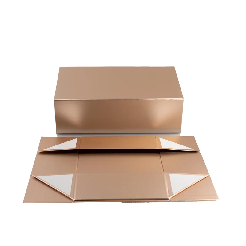 Office 1 Colorful box, magnetic closure, foldable, 35 x 20.5 x 11.3 cm, dusty pink