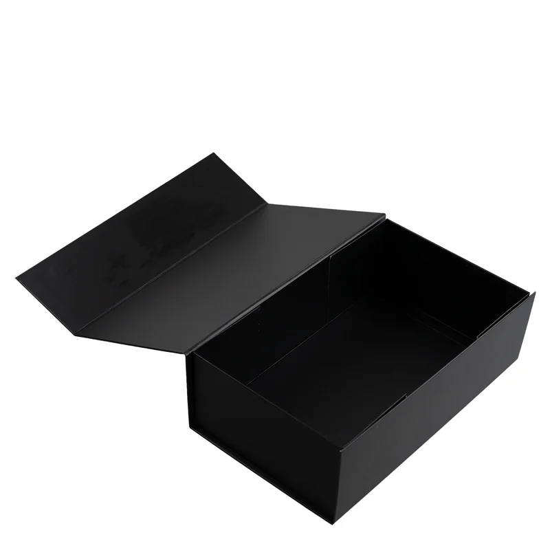 Office 1 Folding Box Colorful, with magnetic closure, 35 x 20.5 x 11.3 cm, black