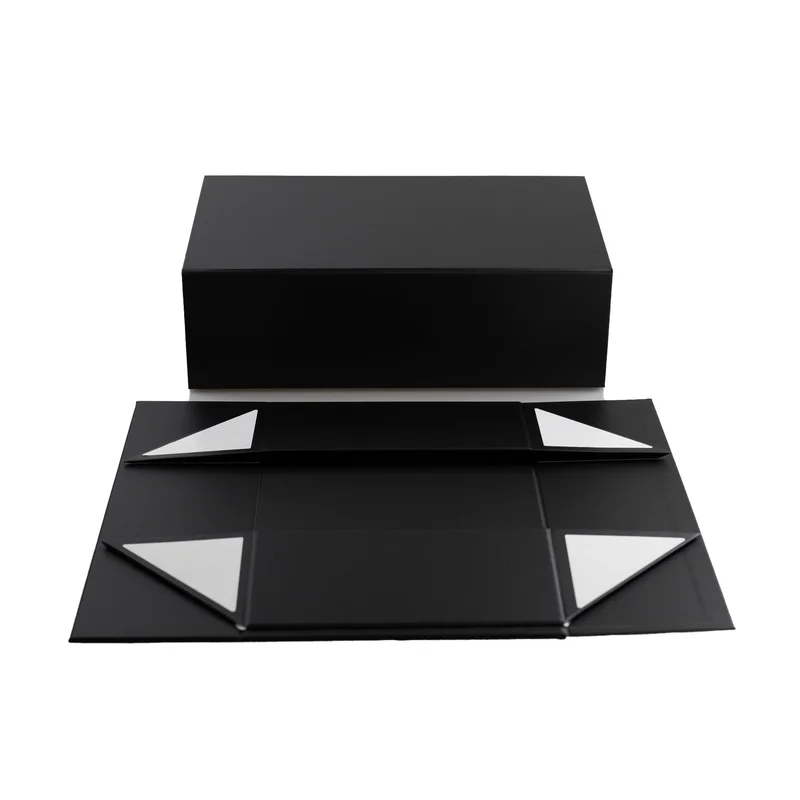 Office 1 Folding Box Colorful, with magnetic closure, 35 x 20.5 x 11.3 cm, black