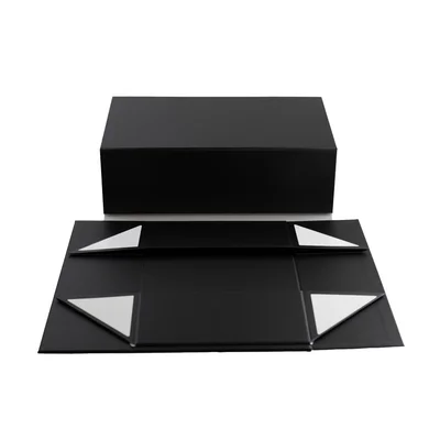 Office 1 Folding Box Colorful, with magnetic closure, 35 x 20.5 x 11.3 cm, black