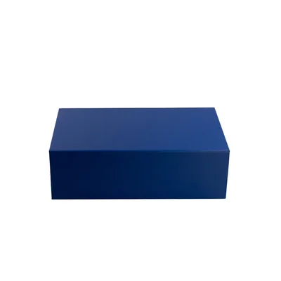 Office 1 Кутия Colorful, с магнитно затваряне, сгъваема, 35 х 20.5 х 11.3 cm, синя