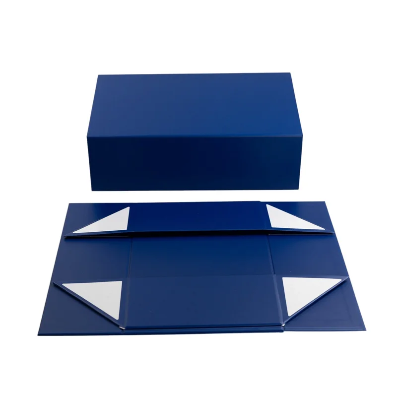 Office 1 Кутия Colorful, с магнитно затваряне, сгъваема, 35 х 20.5 х 11.3 cm, синя