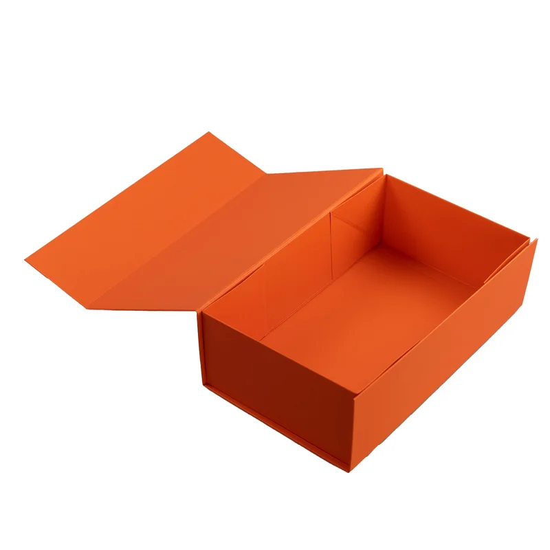 Office 1 Box Colorful, with magnetic closure, foldable, 35 x 20.5 x 11.3 cm, orange