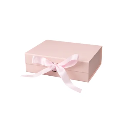 Office 1 Gift Box, with magnetic closure, foldable, 24 x 18 x 7.8 cm, pink