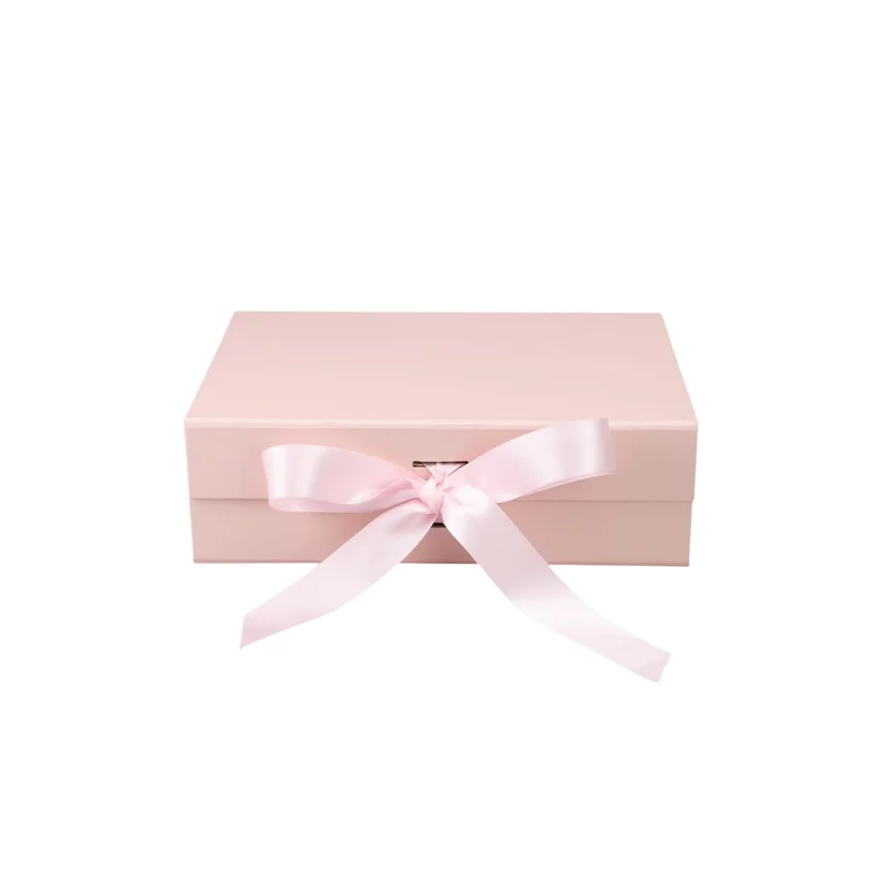 Office 1 Gift Box, with magnetic closure, foldable, 24 x 18 x 7.8 cm, pink