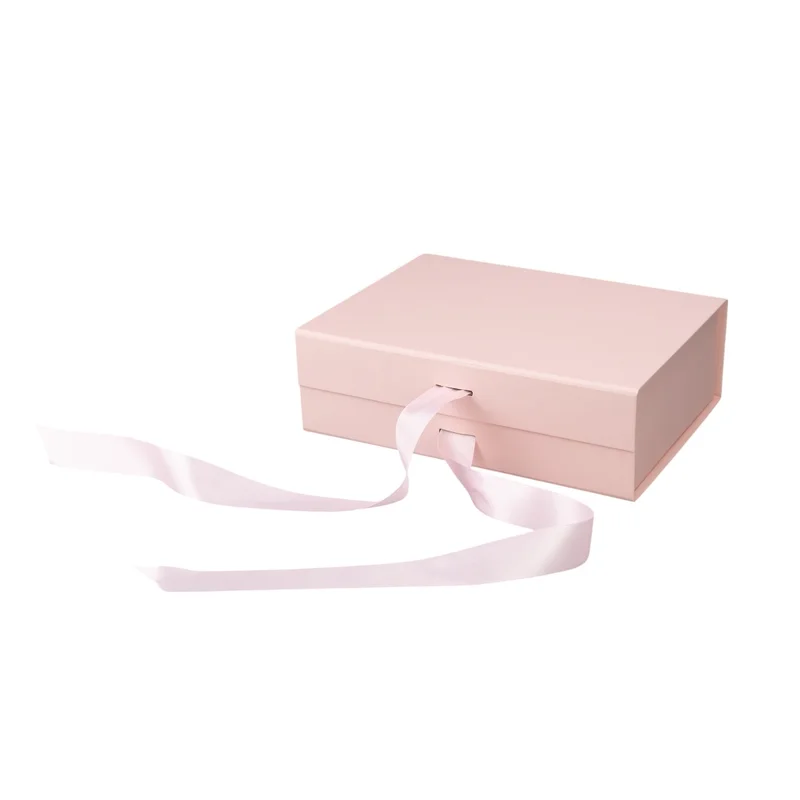 Office 1 Gift Box, with magnetic closure, foldable, 24 x 18 x 7.8 cm, pink