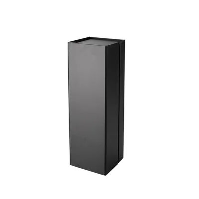 Office 1 Wine Box, with magnetic closure, foldable, 33 x 11 x 10.8 cm, glued bottom, black