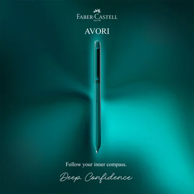 Faber-Castell Химикалка Avori, XB, зелен
