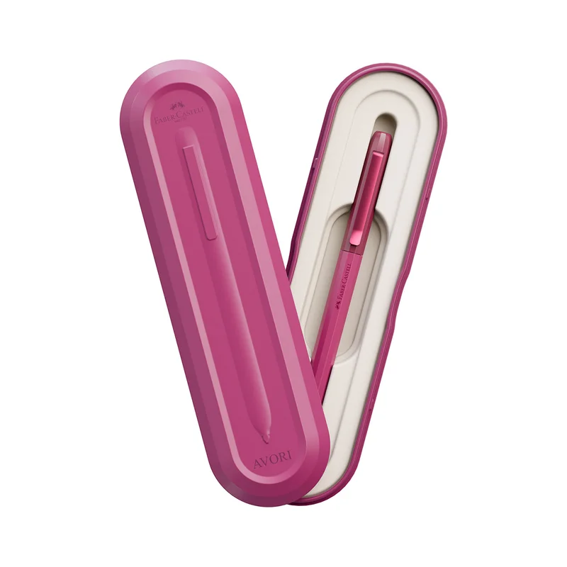 FABER-CASTELL AVORI XB BALLPOINT PEN CORAL