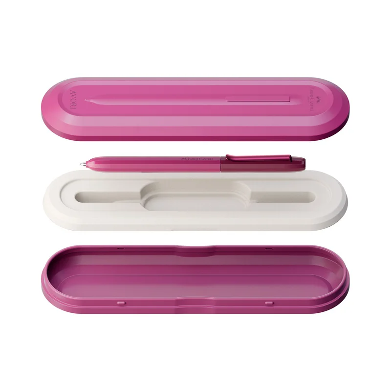 FABER-CASTELL AVORI XB BALLPOINT PEN CORAL