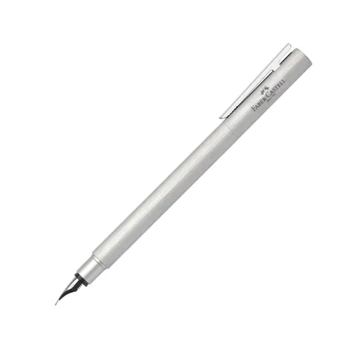 Faber-Castell Писалка Neo, M, сребърен блясък