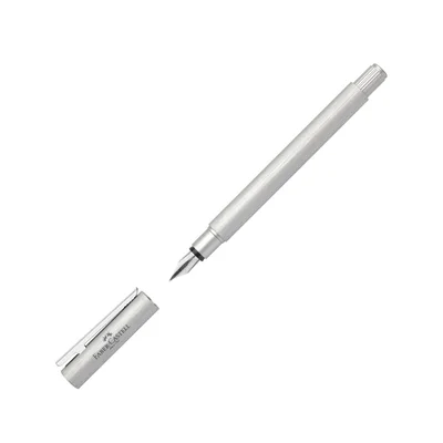 Faber-Castell Писалка Neo, M, сребърен блясък