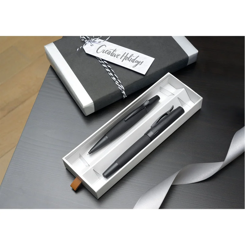 Faber-Castell Fountain pen E-motion Pure Black, M, black