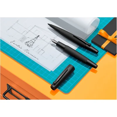 Faber-Castell Fountain pen E-motion Pure Black, M, black