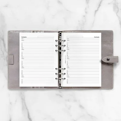 Filofax Organizer Refill, A5, names, addresses & phones