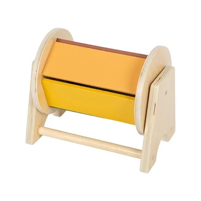 Small Foot Montessori Drum, rotating, wooden