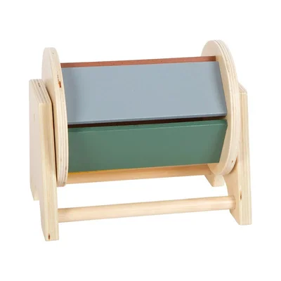 Small Foot Montessori Drum, rotating, wooden