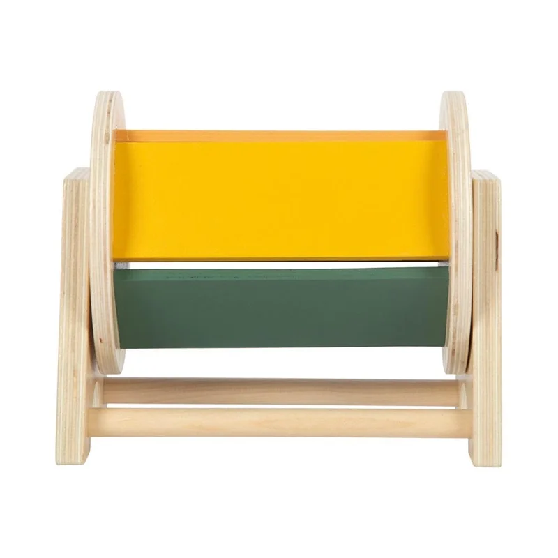 Small Foot Montessori Drum, rotating, wooden