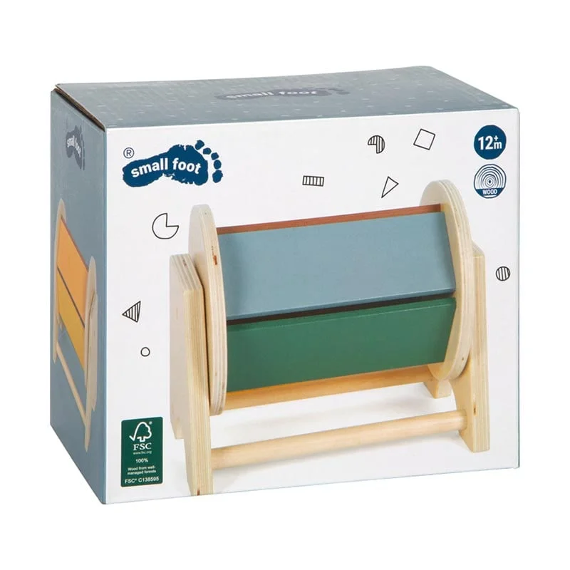 Small Foot Montessori Drum, rotating, wooden