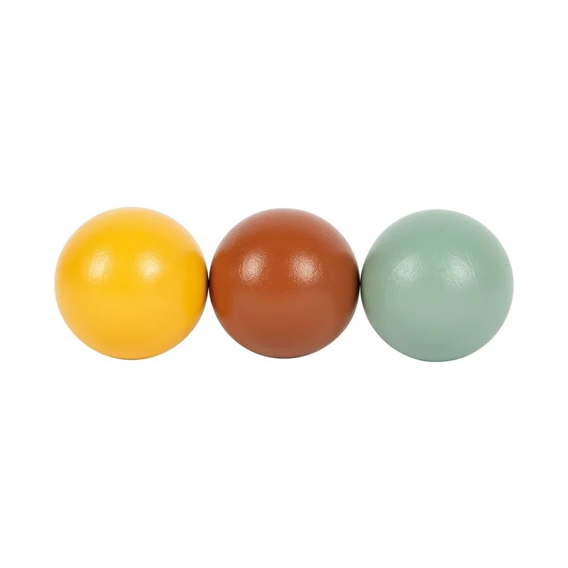 Small Foot Montessori Box, wooden, with colored balls