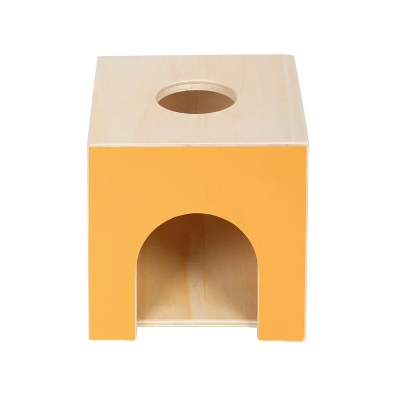 Small Foot Montessori Box, wooden, with colored balls
