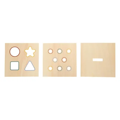 Small Foot Montessori Sorter, with geometric figures
