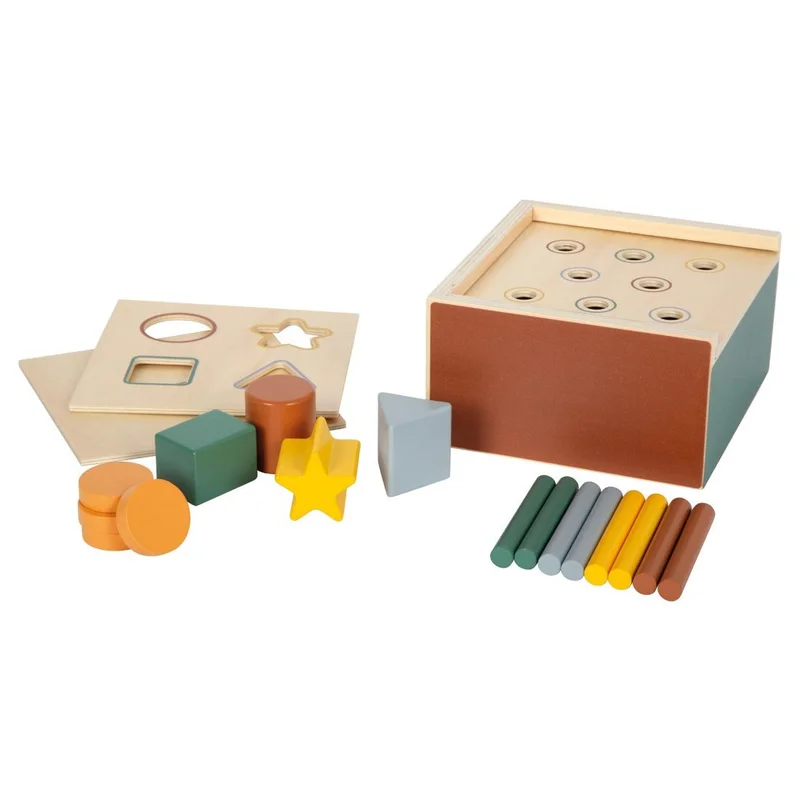 Small Foot Montessori Sorter, with geometric figures